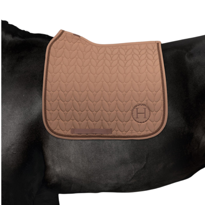 Harcour - Cassiope Mocha Dressage Saddle Pad