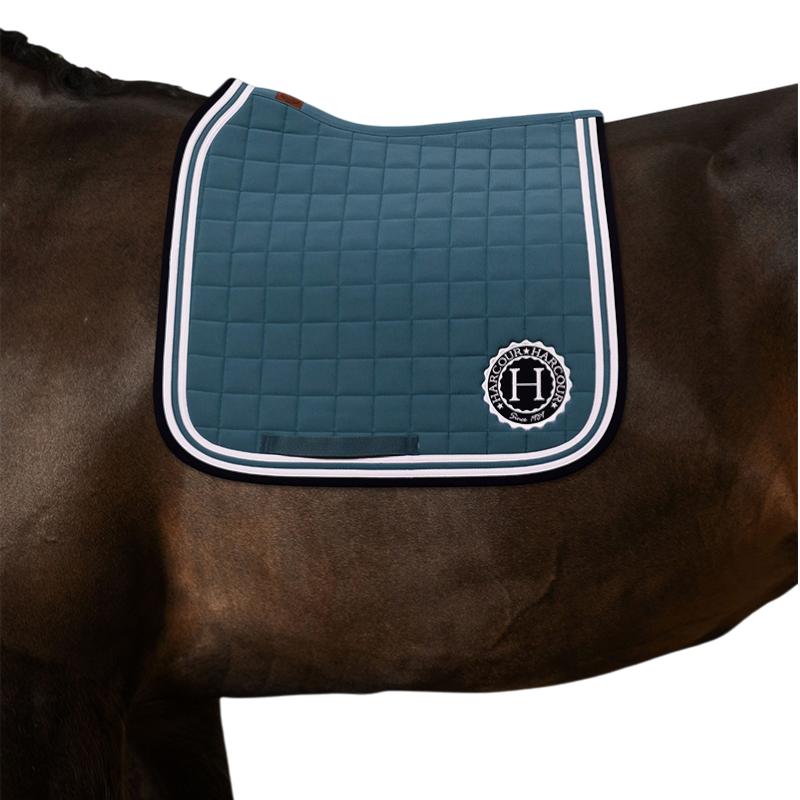 Harcour - ソフト ピーコック 馬場馬術用サドルパッド