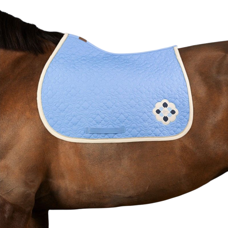 Harcour - Tapis de selle Charles bleu versailles Harcour x Versailles | - Ohlala