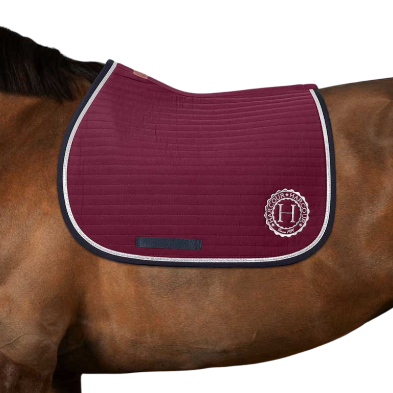 Harcour - Tapis de selle Karembar bordeaux