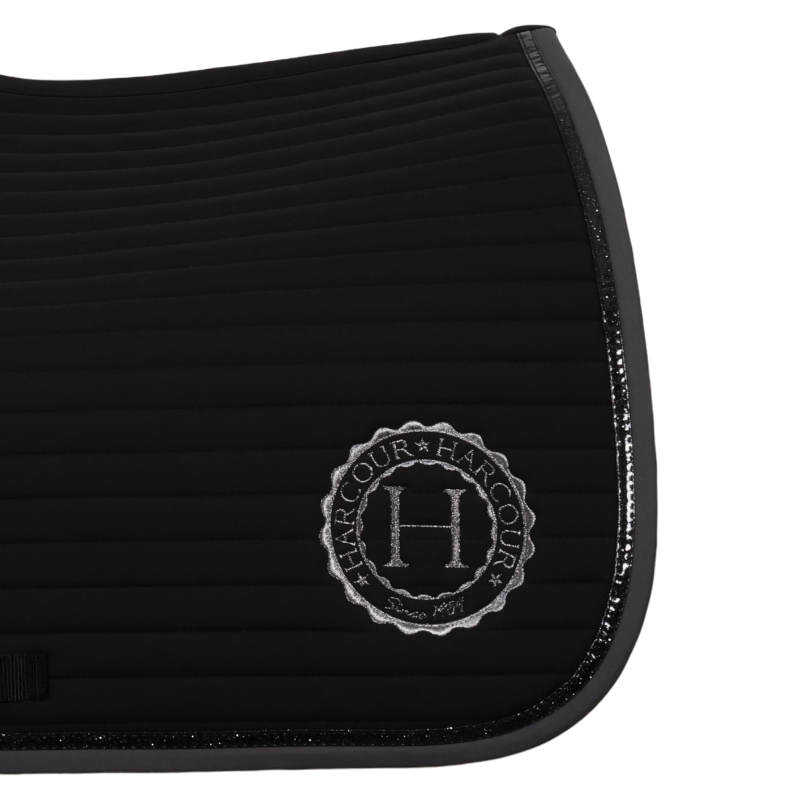 Harcour - Tapis de selle Karembar noir/ gris