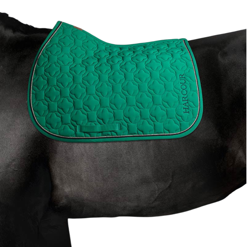 Harcour - Tapis de selle Sitka emerald green