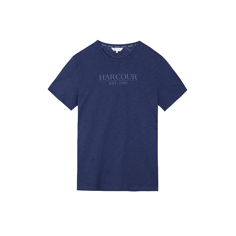 Harcour - Men's short-sleeved t-shirt Tiana navy