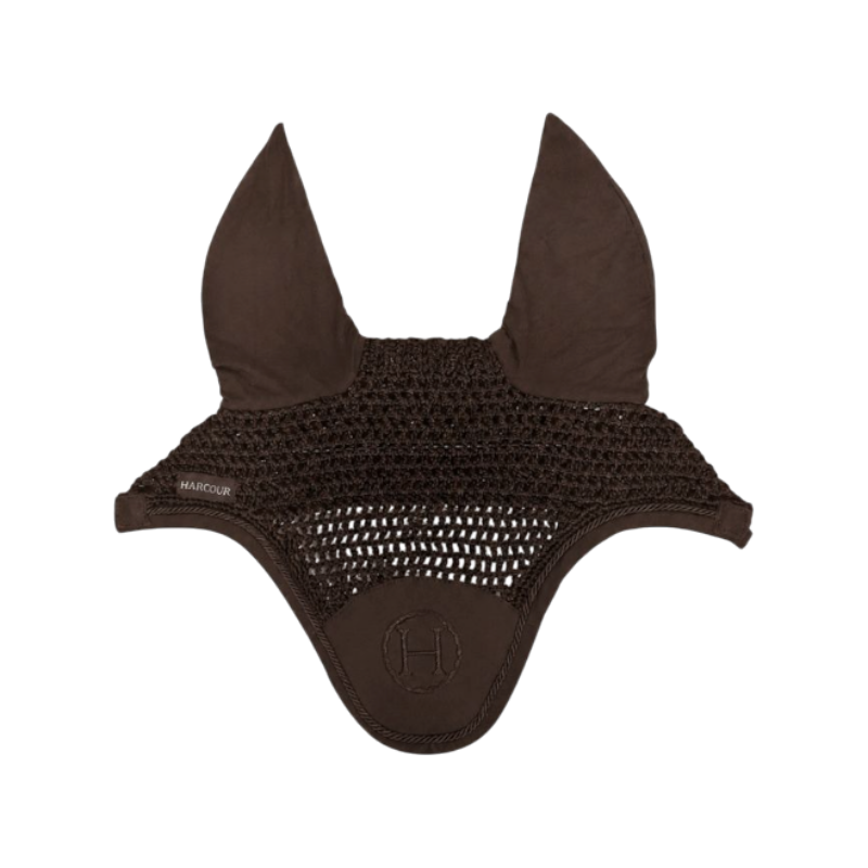 Harcour - Bonnet para caballos Orion cacao