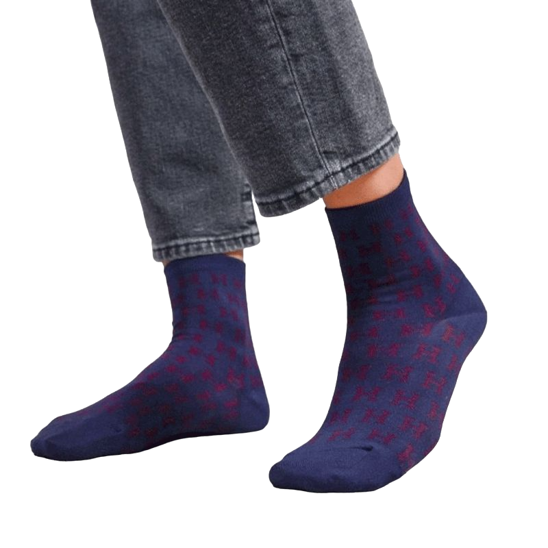 Harcour - Soda navy short socks (x1)