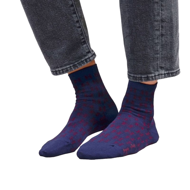Harcour - Soda navy short socks (x1)