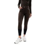 Harcour - Women's Jaipur cacao fleece riding breeches | - Ohlala