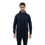 Harcour - Sudadera técnica con cremallera hombre Aron marino | - Ohlala