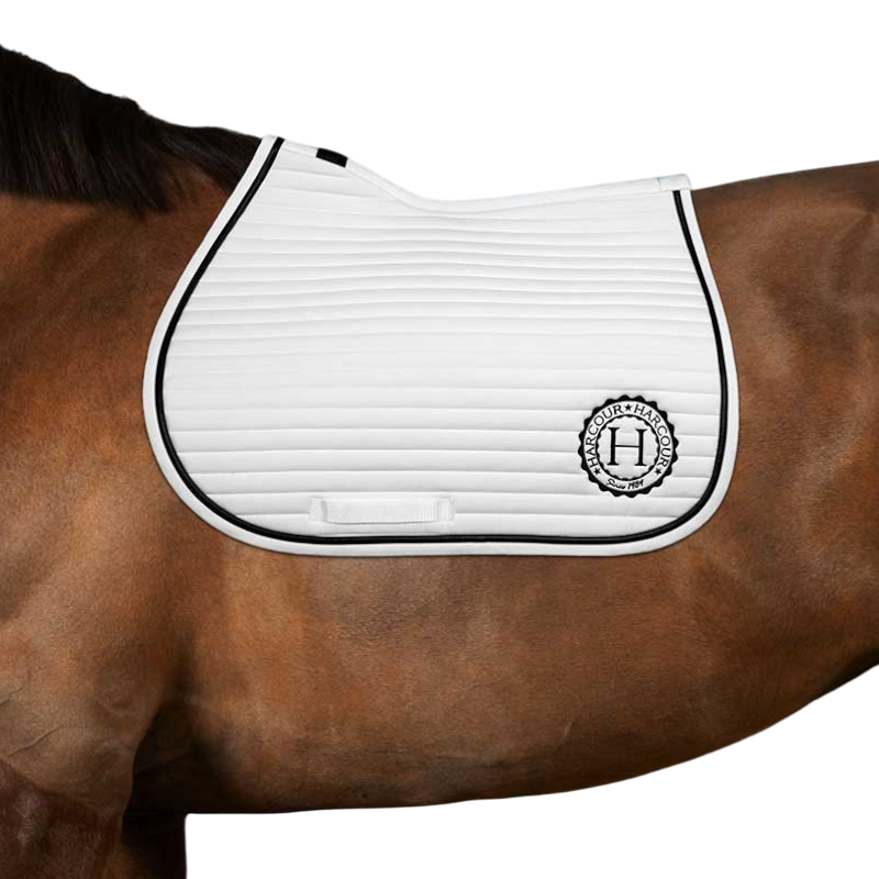 Harcour - Tapis de selle Karembar blanc