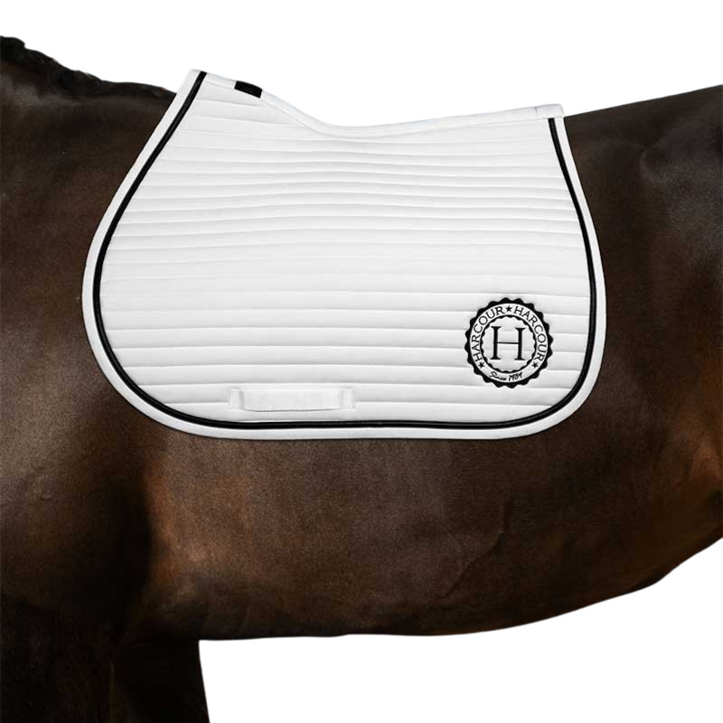 Harcour - Tapis de selle Karembar blanc