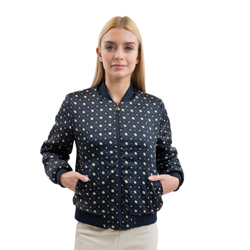 Harcour - Women's bomber jacket Boecia navy 