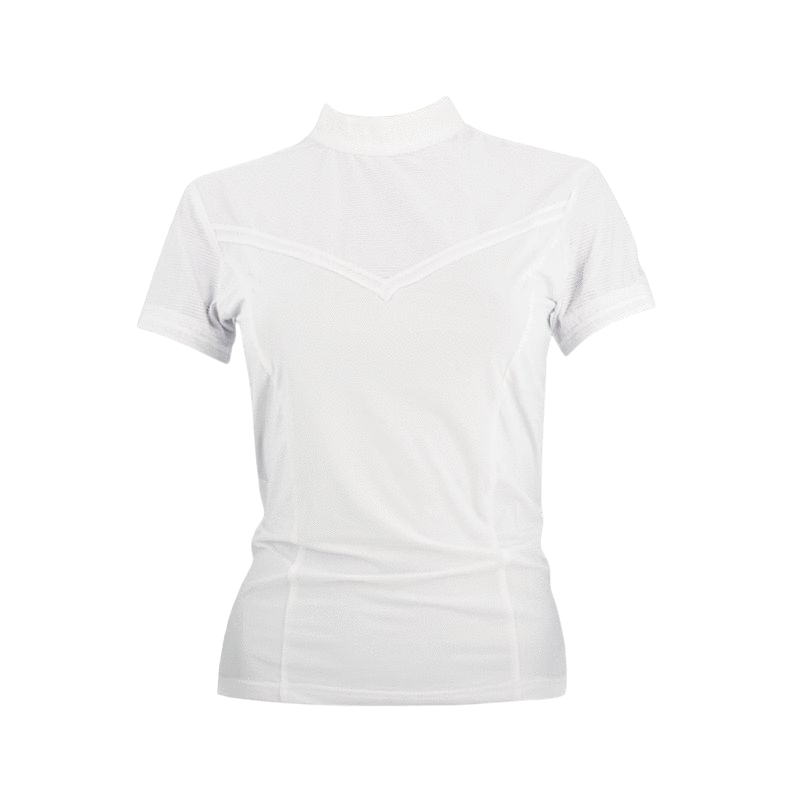 Harcour - Evita white short-sleeved competition polo shirt