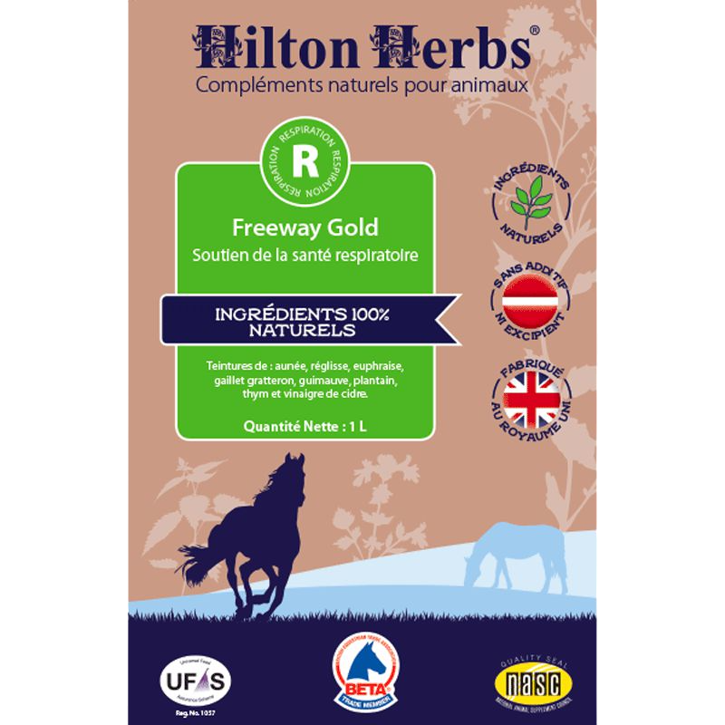 Hilton Herbs - Food supplement Respiratory tract freeway X gold 1L