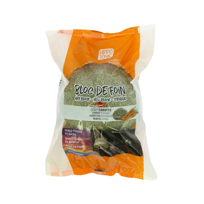 Hippotonic - Carrot hay block refill 1kg