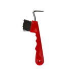 Hippotonic - Red brush hoof pick | - Ohlala