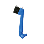 Hippotonic - Cure-pieds brosse tête de cheval bleu | - Ohlala
