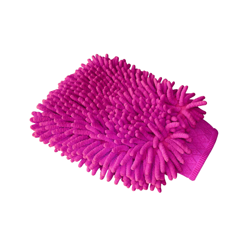 Hippotonic - Purple Chenille Grooming Glove