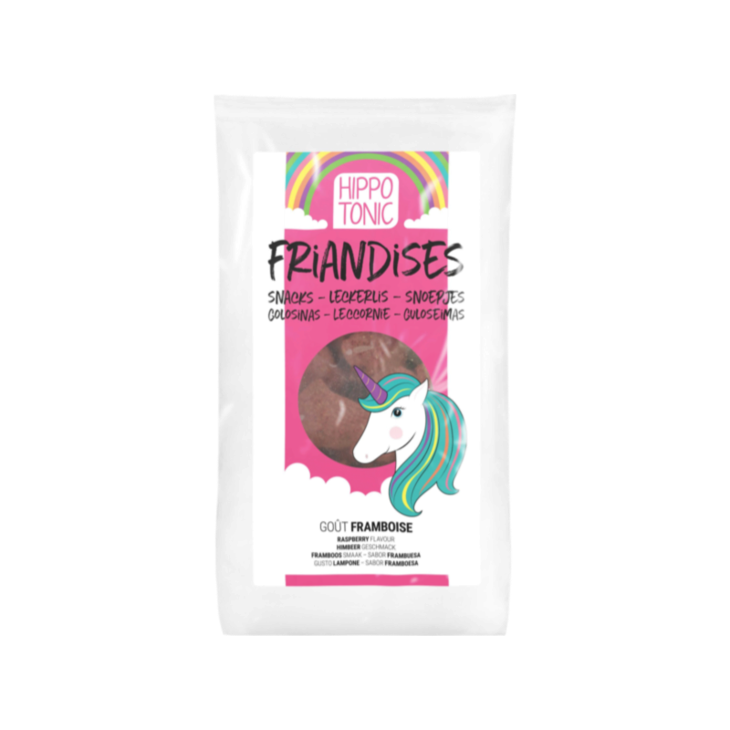 Friandises pour chevaux Licorne framboise - Hippotonic