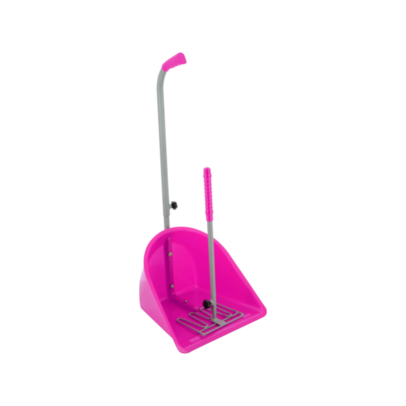 Hippotonic - Pelle et râteau à crottins rose