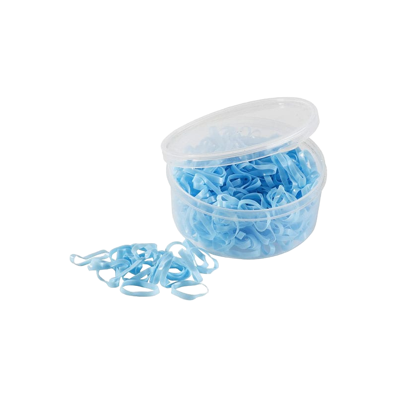 Hippotonic - 450 sky blue silicone elastics