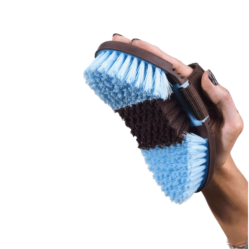 Hippotonic - Flexible nylon Softgrip brush