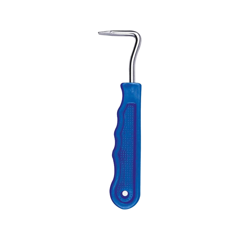 Hippotonic - Blue anatomical plastic handle hoof pick