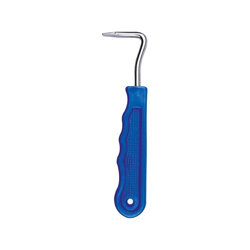 Hippotonic - Cure-pied manche plastique anatomique bleu