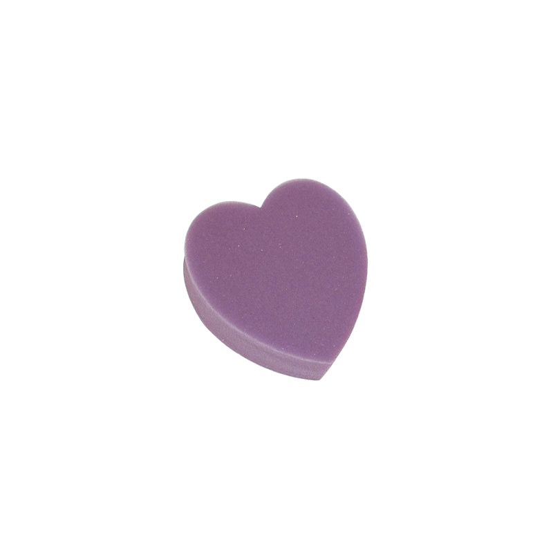 Hippotonic - Éponge forme tête de coeur violet