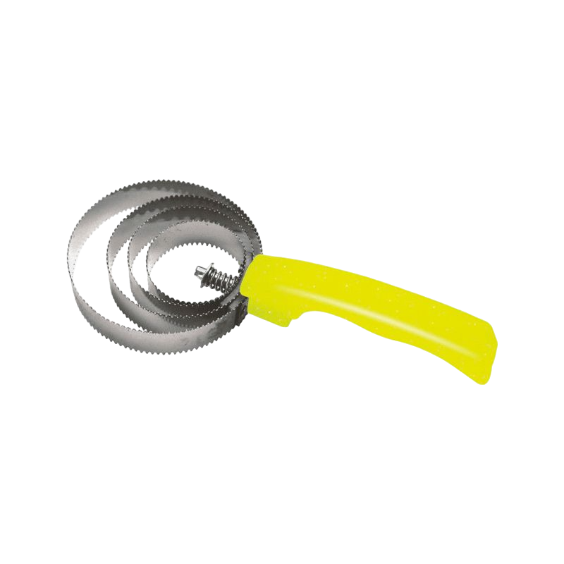 Hippotonic - American round fluo glittery yellow curry comb