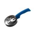 Hippotonic - Etrille métallique ronde fluo pailleté bleu | - Ohlala