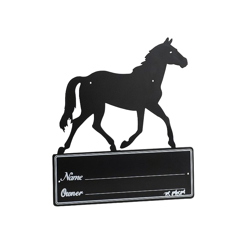 Hippotonic - Horse silhouette box plaque