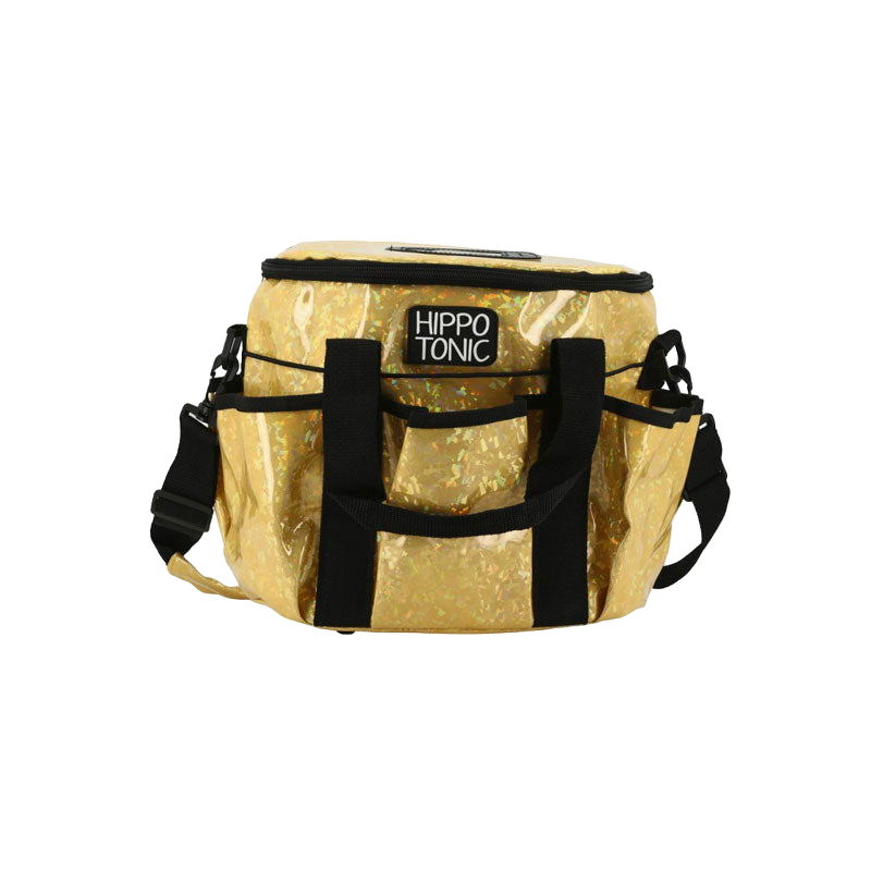 Hippotonic - Glossy gold grooming bag