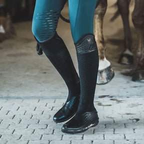 Horse Pilot - Bottes d'équitation femme Teknit Boot noir | - Ohlala