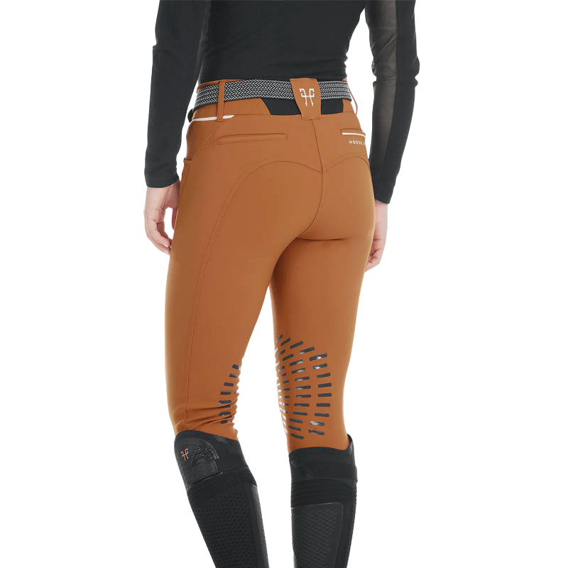 Horse Pilot - Women's riding breeches X-Design gold brown