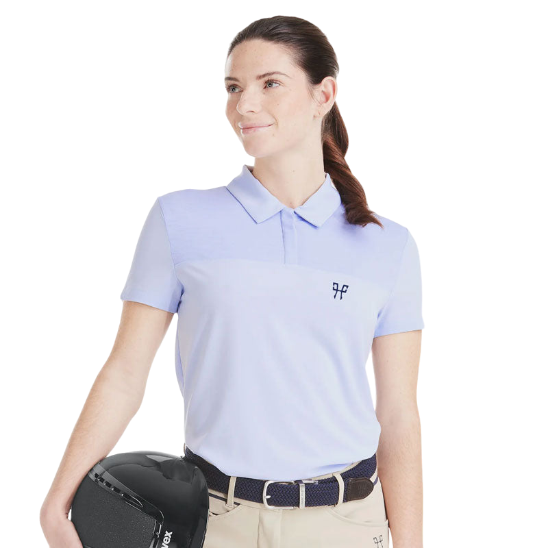 Horse Pilot - Ariia women's short-sleeved polo shirt lavender