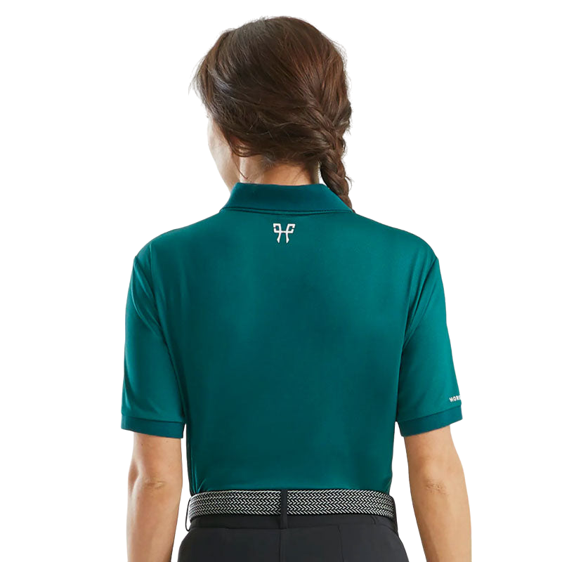 Horse Pilot - Unisex short-sleeved polo shirt Atlas green morocco