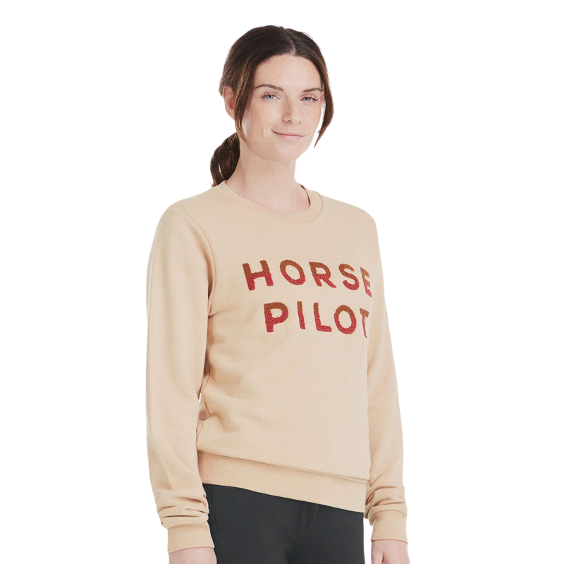 Horse Pilot - Pull femme Team sand