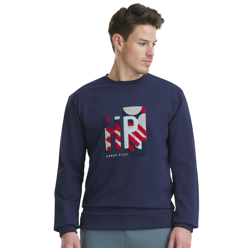 Horse Pilot - Navy Birthday men's sweater