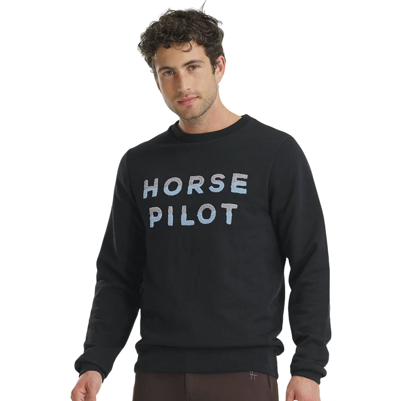 Horse Pilot - Team black men's sweater
