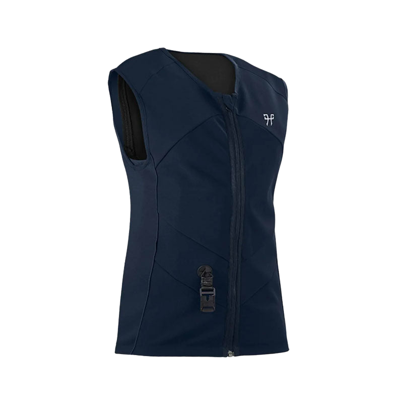 Horse Pilot - Surgilet sans manches compatible airbag unisexe marine