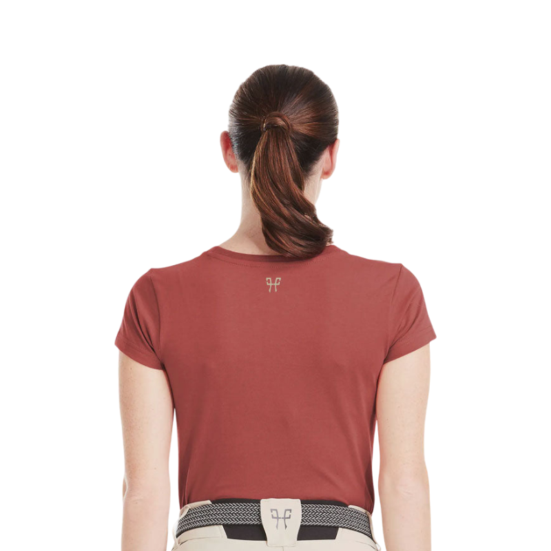 Horse Pilot - Women's short-sleeved T-shirt Team shirt terracotta