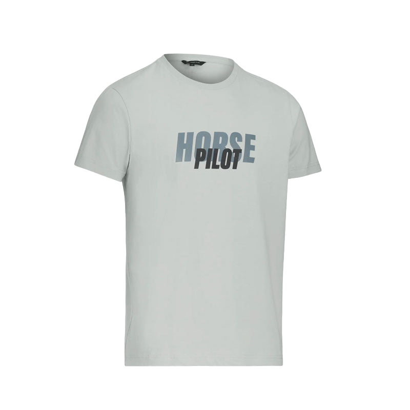 Horse Pilot - Men's short-sleeved T-shirt Team shirt light gray