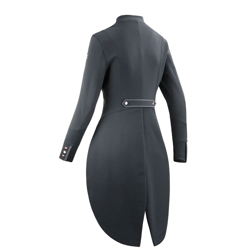 Horse Pilot - Women's dressage competition jacket Long gray tailcoat