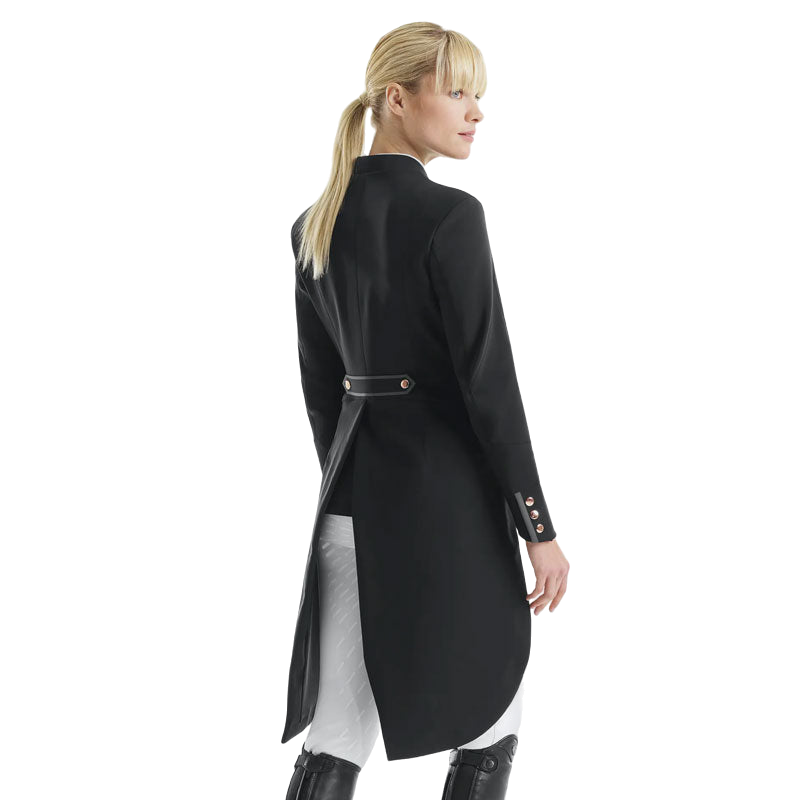 Horse Pilot - Women's dressage competition jacket Long black tailcoat