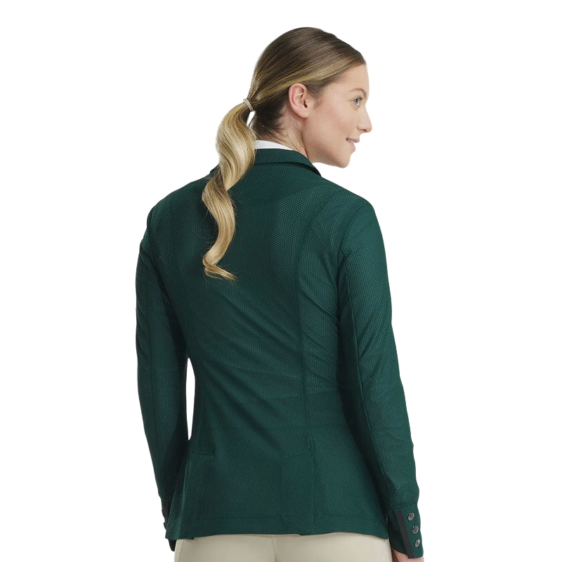 Horse Pilot - Women's competition jacket Aeromesh green morocco