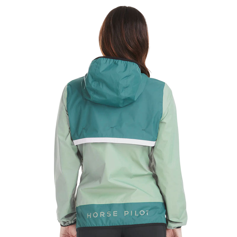 Horse Pilot - Blouson imperméable femme Raintech green morocco