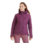 Horse Pilot - Women's long-sleeve Essential dark purple coat | - Ohlala