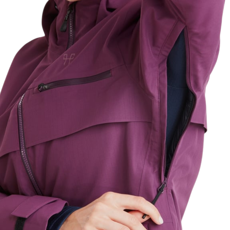 Horse Pilot - Women's long-sleeve Essential dark purple coat | - Ohlala