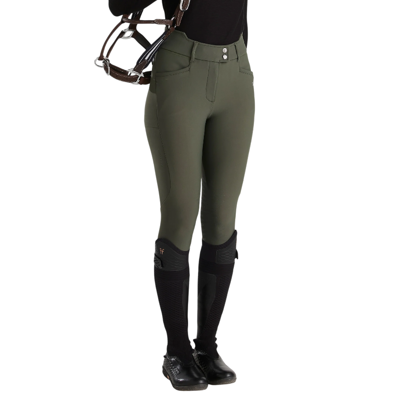 Horse Pilot - Pantalon d'équitation femme X-Perform Iconic forest night