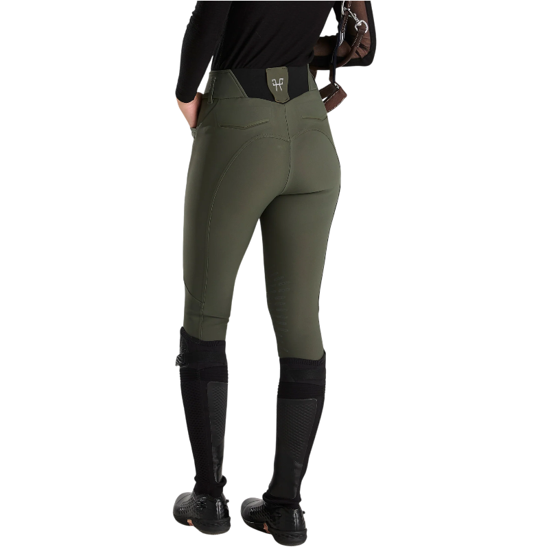 Horse Pilot - Pantalon d'équitation femme X-Perform Iconic forest night